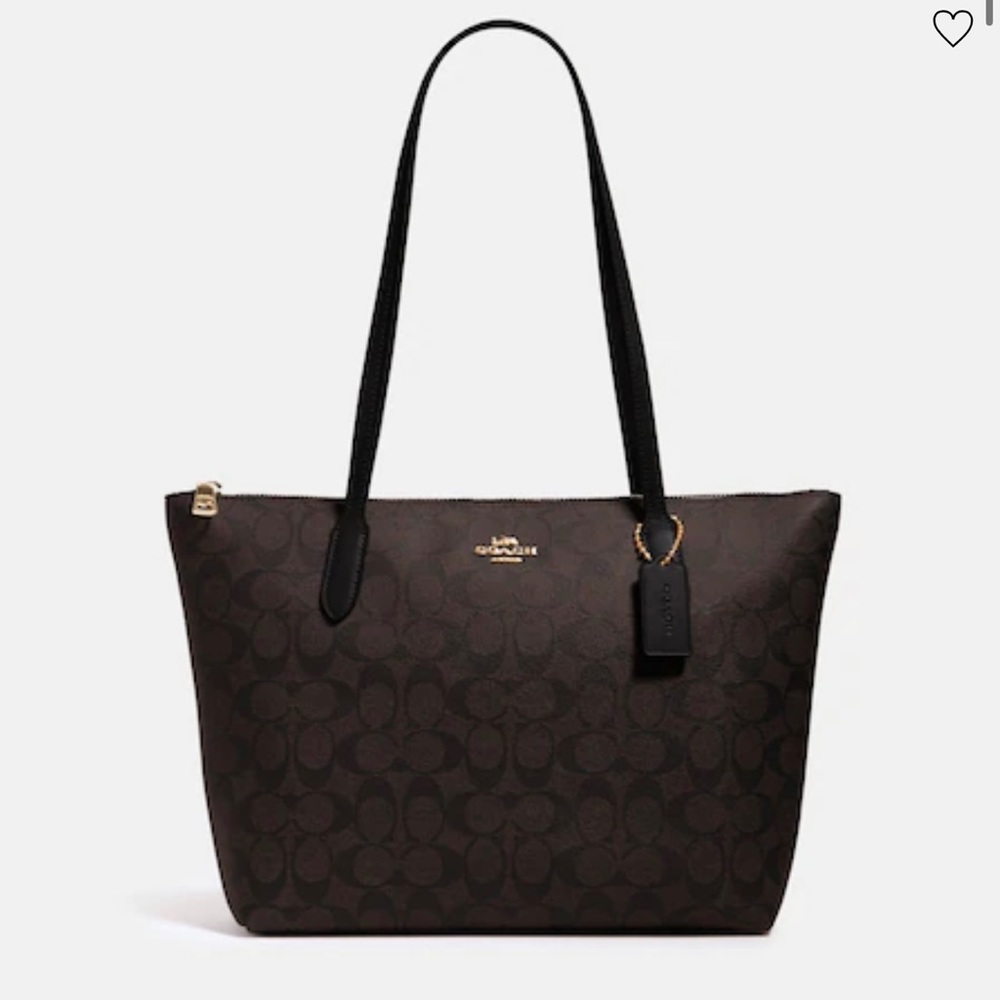 Coach | Zip Tote | Brown